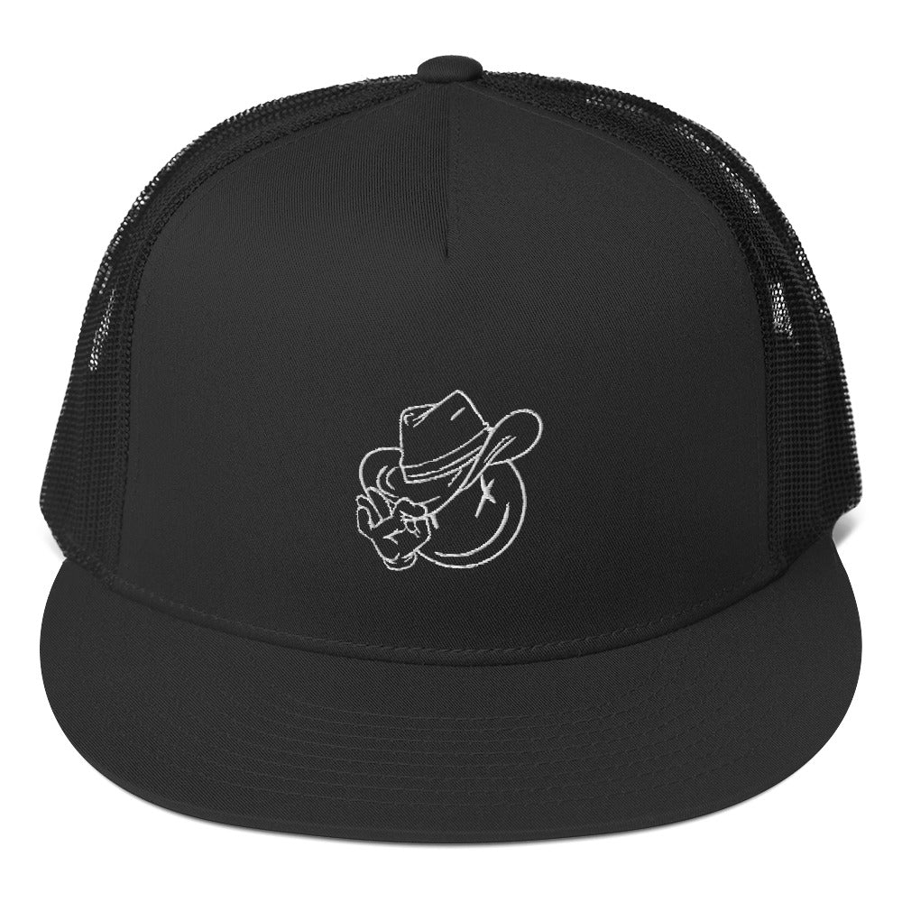 Yehaww (Black Trucker Cap)