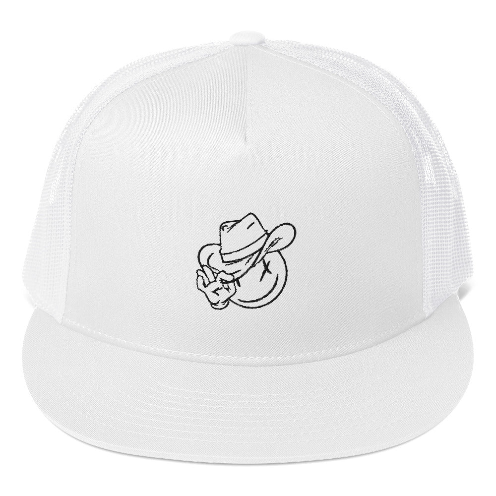 Yehaww (White Trucker Cap)