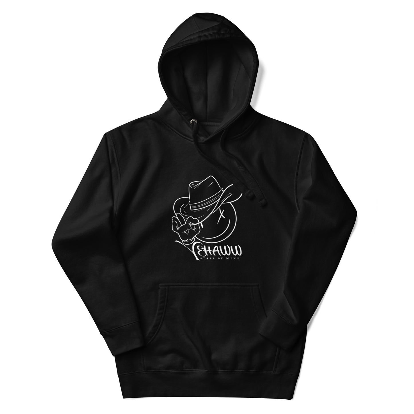 Yehaww State Of Mind (Unisex Black Hoodie)